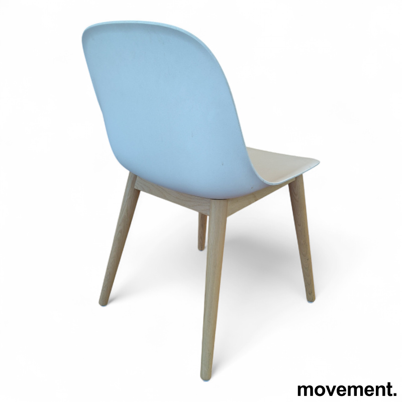 Fiber Side Chair Wood base Hvit, - 2 / 2