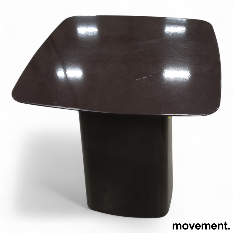 Metal side table M Chocolate, Brukt