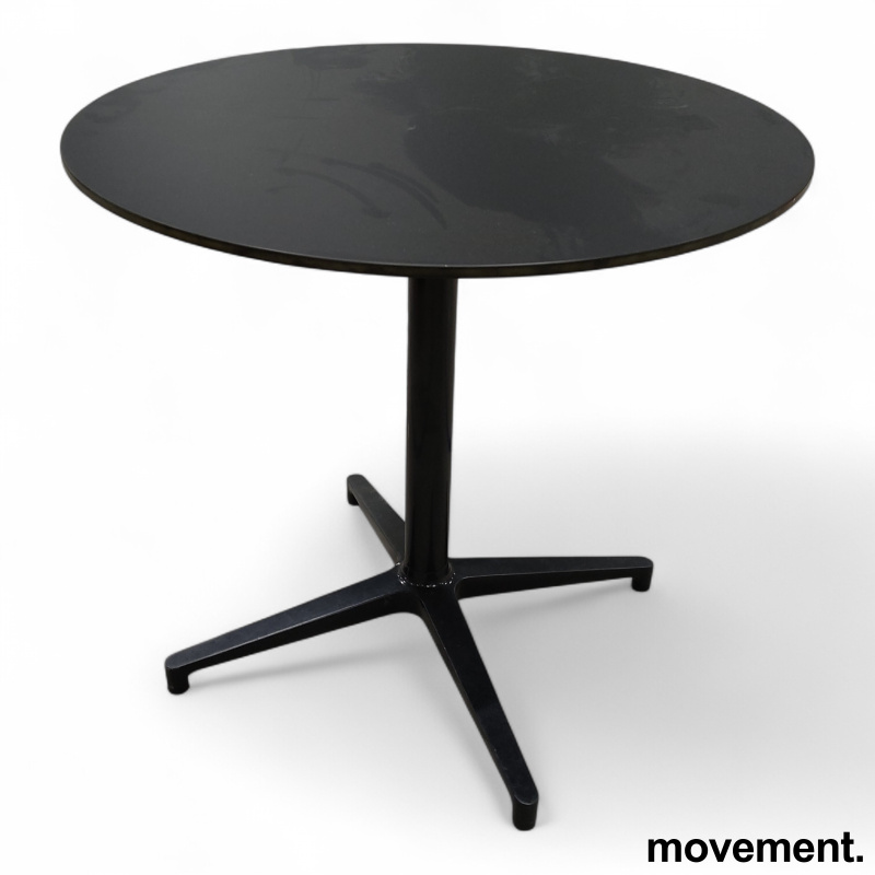 Bistro Ø=80cm Sort, Pent brukt - 1 / 2