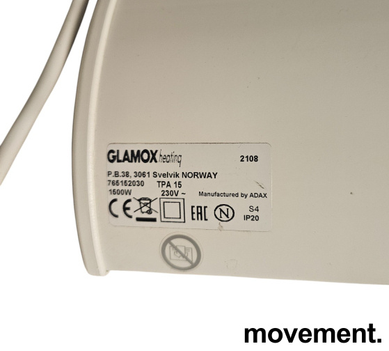 Panelovn fra Glamox, modell TPA15, - 4 / 4