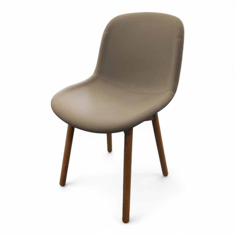 Fiber Side Chair Wood Base