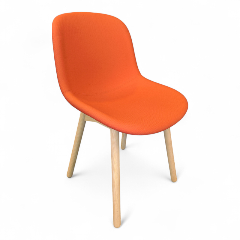 Fiber Side Chair Wood Base