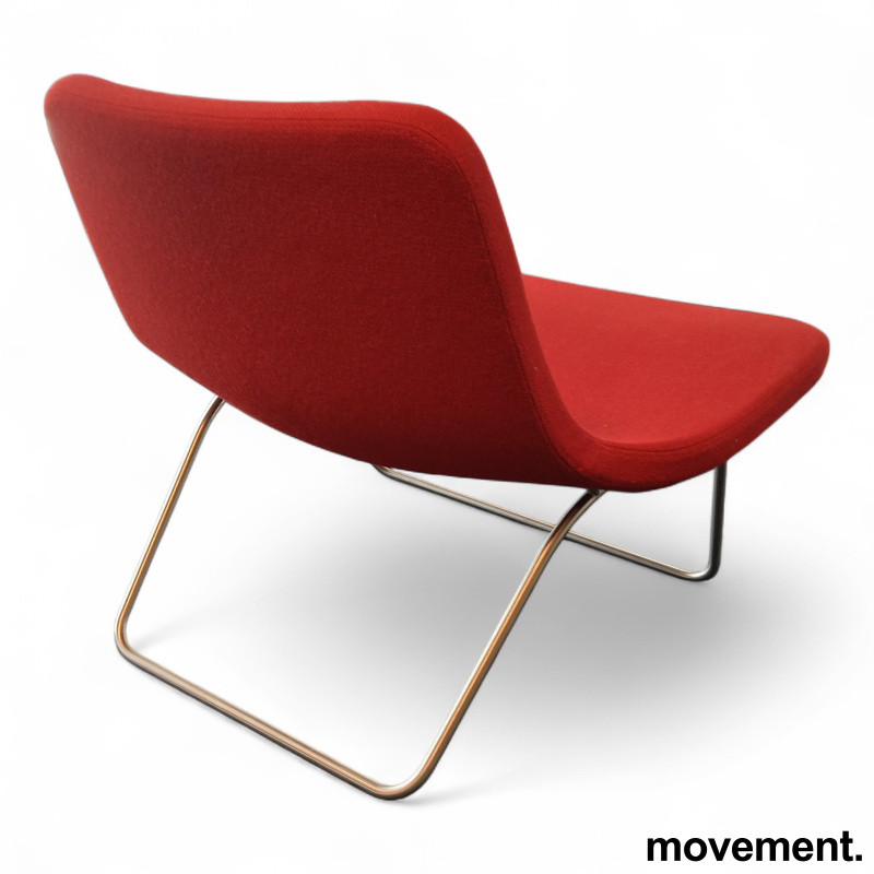 Ray Lounge Chair sledgebase Rødt - 2 / 2