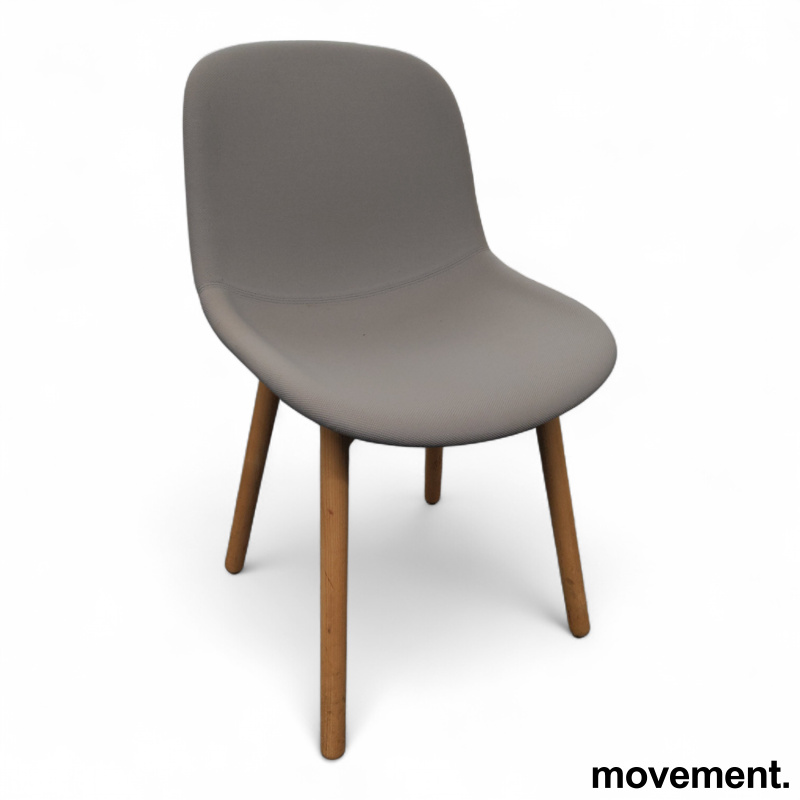 Fiber Side Chair Wood Base