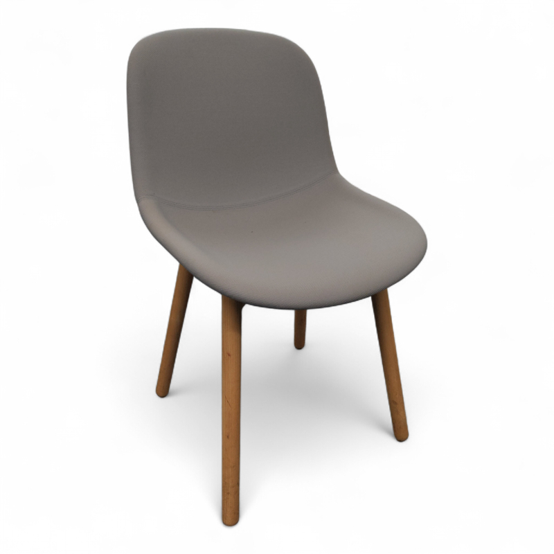 Fiber Side Chair Wood Base