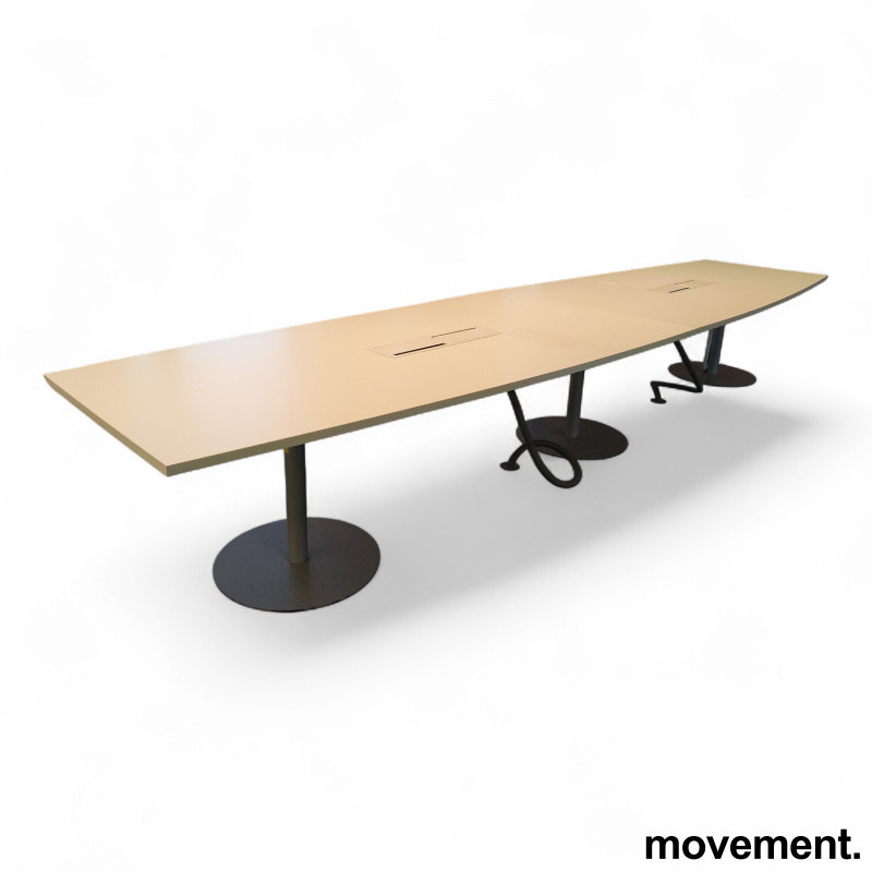 Connect møtebord 480x120cm Hvit - 1 / 2