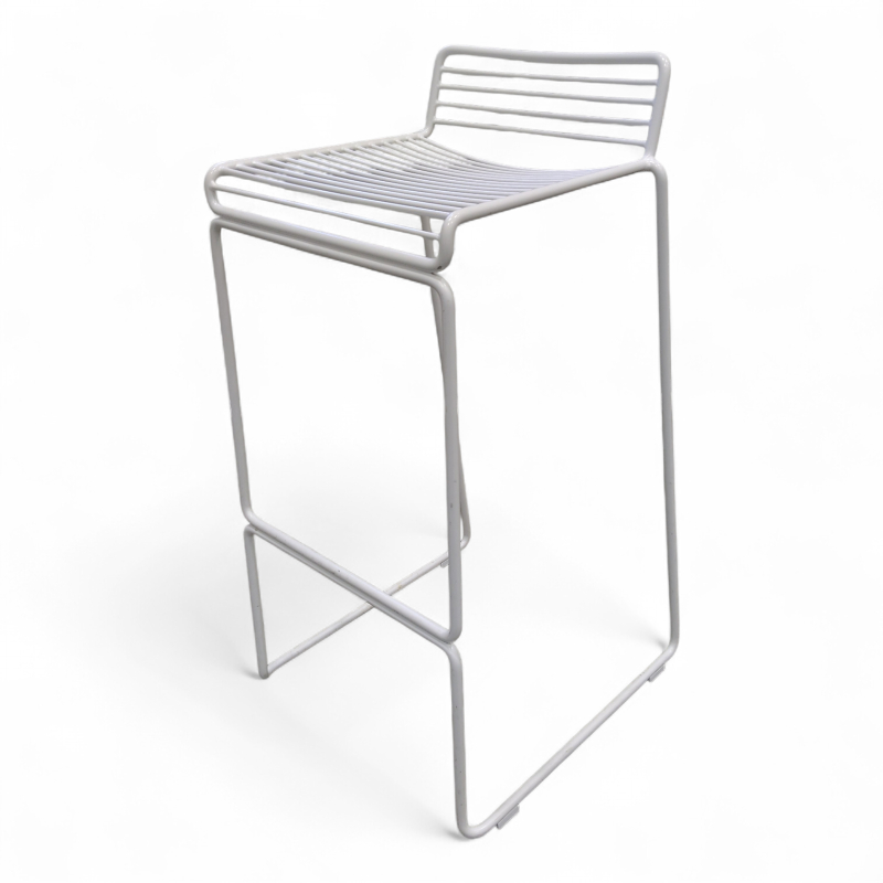 Hee barstol 75cm Hvitlakkert