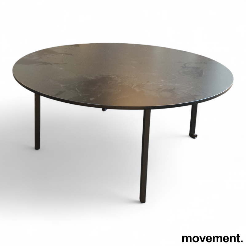 Fast Ø=160cm Sort, Pent brukt - 1 / 2