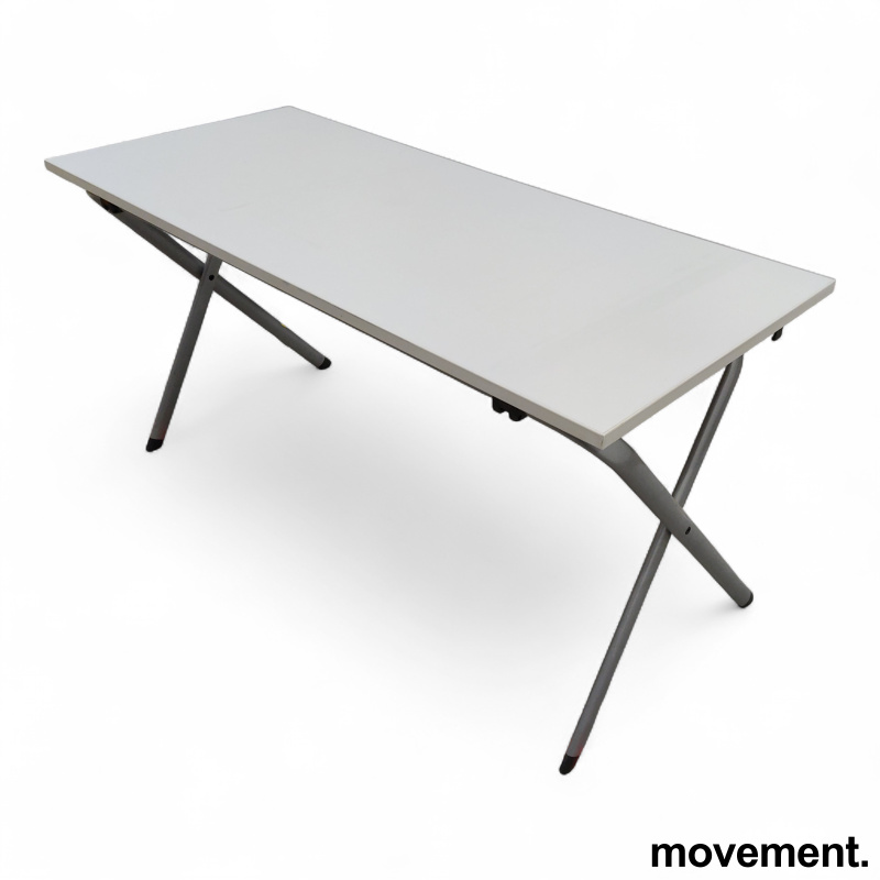 Edu-X klappbord 140x60 Hvit plate, - 1 / 2