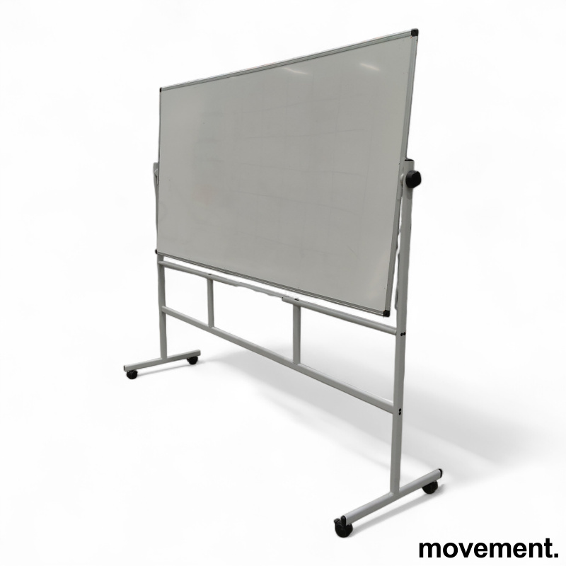 Whiteboard på hjul 180x100cm Hvit, - 2 / 2