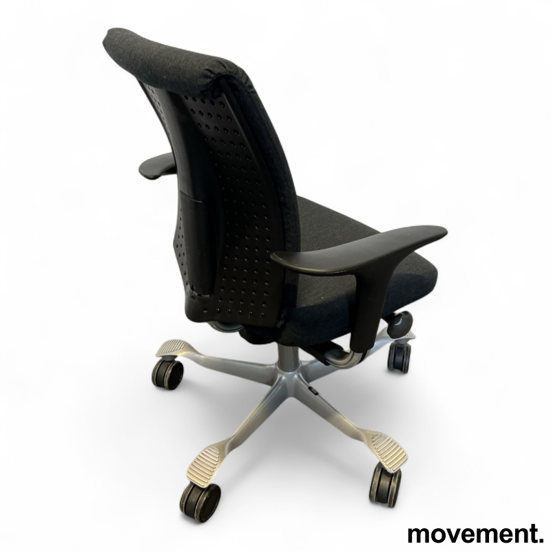 Solgt!H05 5300 armlene Mørkt grått stoff - 2 / 2