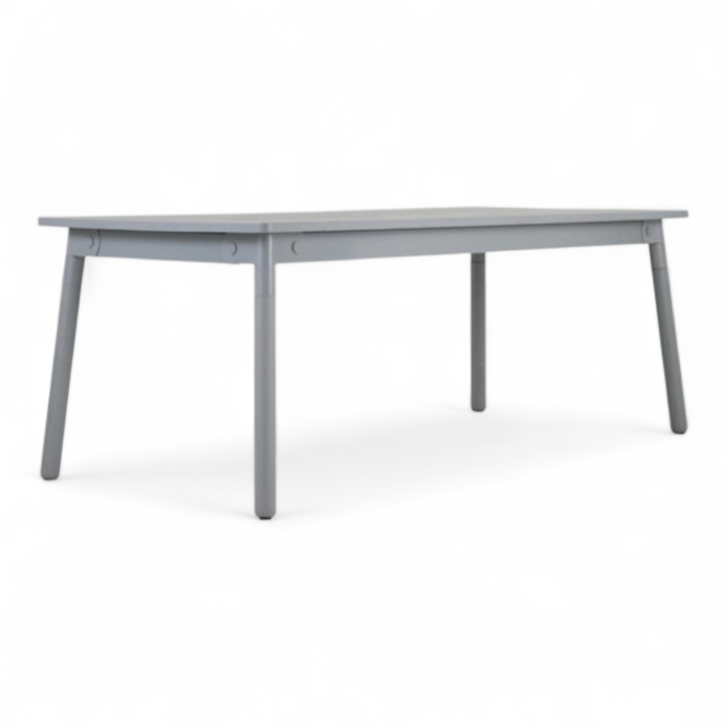 Adaptable 200x90cm Grålakkert ask,