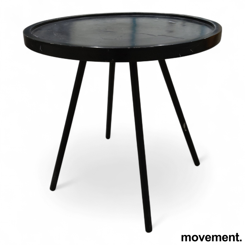 Loungebord sort  Sort, Brukt - 2 / 2