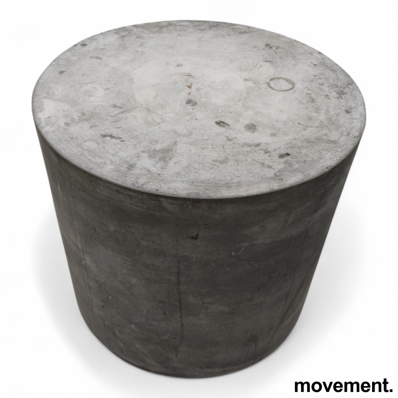 Loungebord betonglook Ø=50cm, høyde - 1 / 2