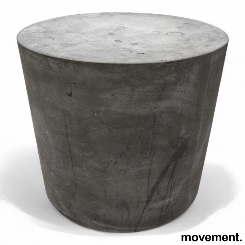 Loungebord betonglook Ø=50cm, høyde - 2 / 2