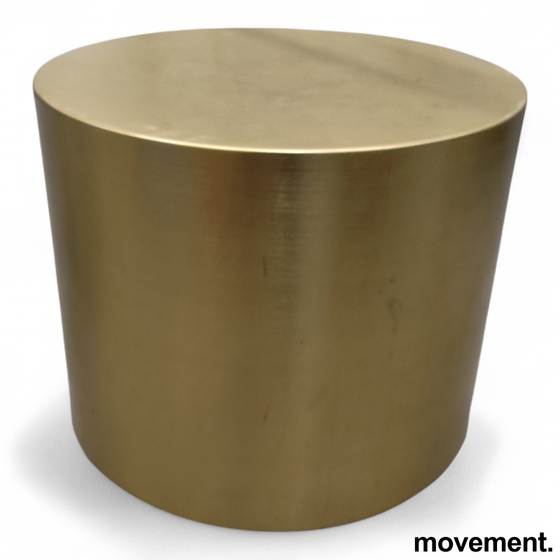 Loungebord i metall Ø=50 Messing, - 2 / 2