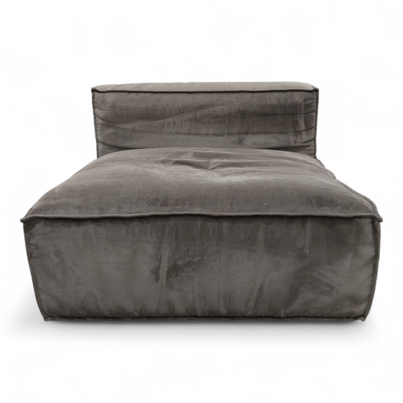 Fusion sofamodul med rygg Grå, Pent