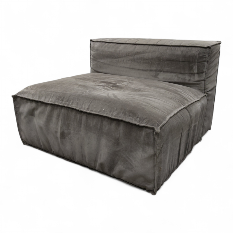 Fusion sofamodul med rygg Grå, Pent