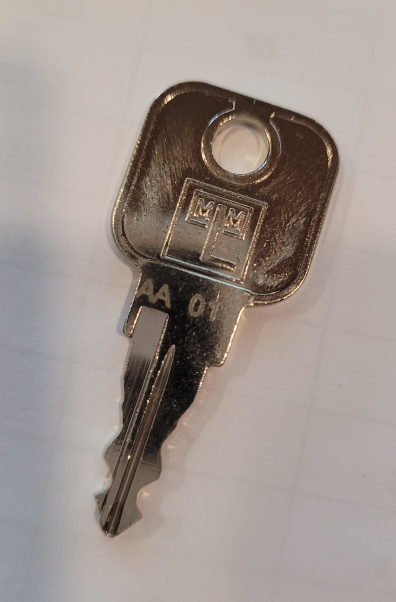 Reset nøkkel / Master key AA01