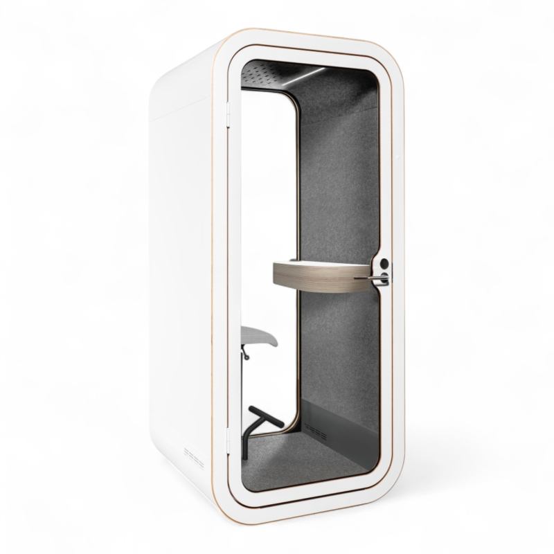 O telefonkiosk Hvit utside, hvit