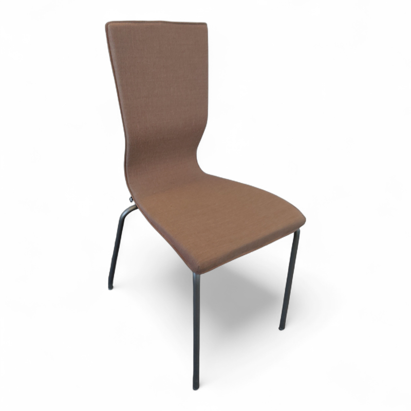 Graf Lys rosa stoff, grå ben, Pent