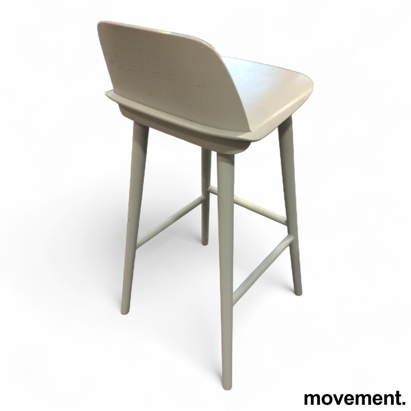Nerd barstol 75cm Grålakkert eik, - 2 / 2