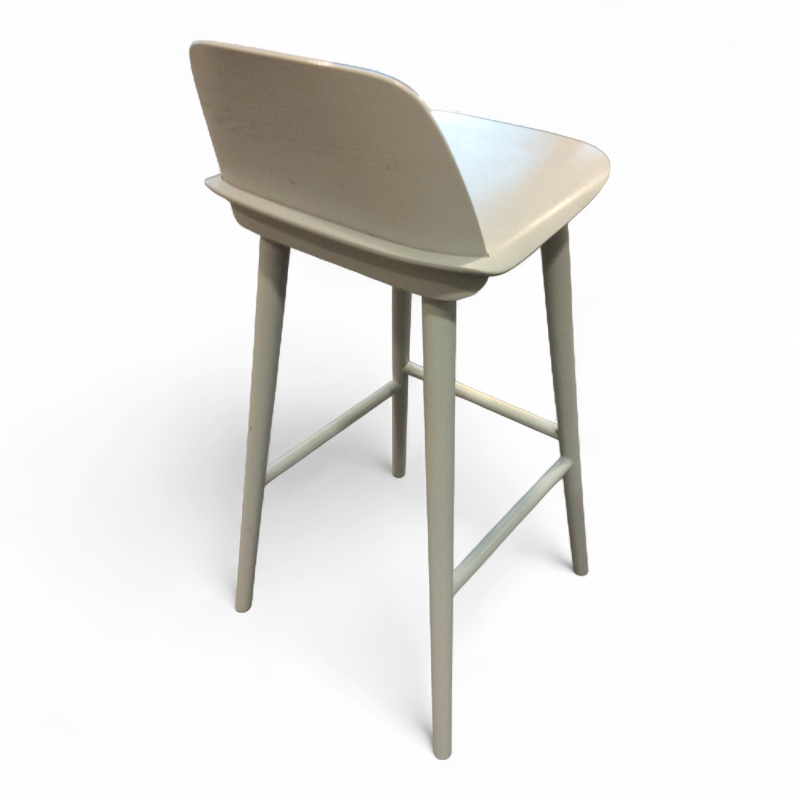 Nerd barstol 75cm Grålakkert eik,