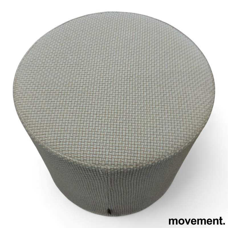 Drum pouf Ø=45cm high Lyst blått - 2 / 2