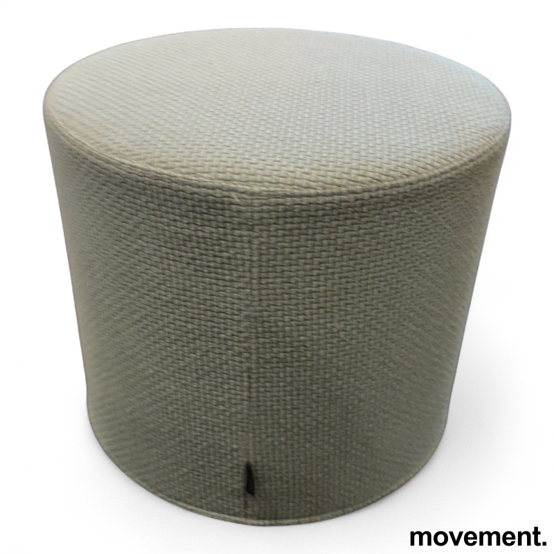 Drum pouf Ø=45cm high Lyst blått - 1 / 2