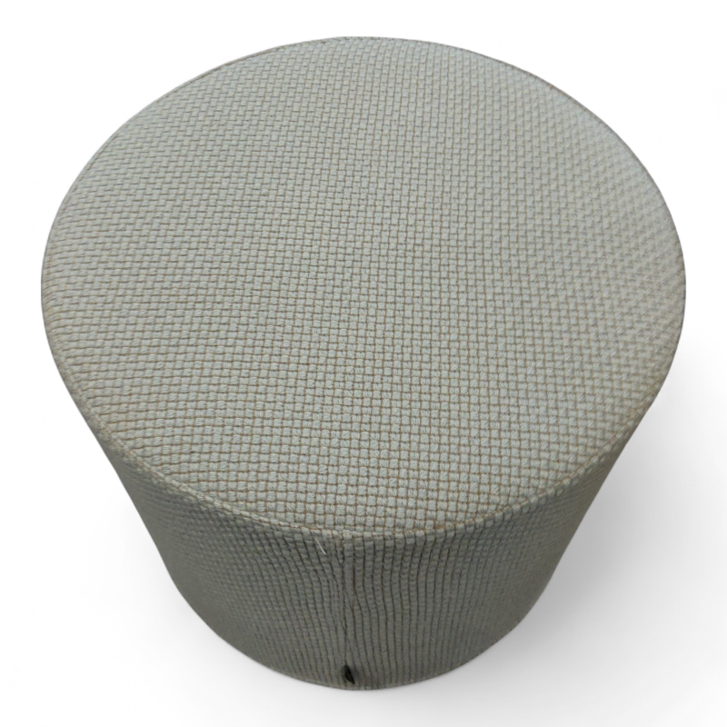 Drum pouf Ø=45cm high Lyst blått