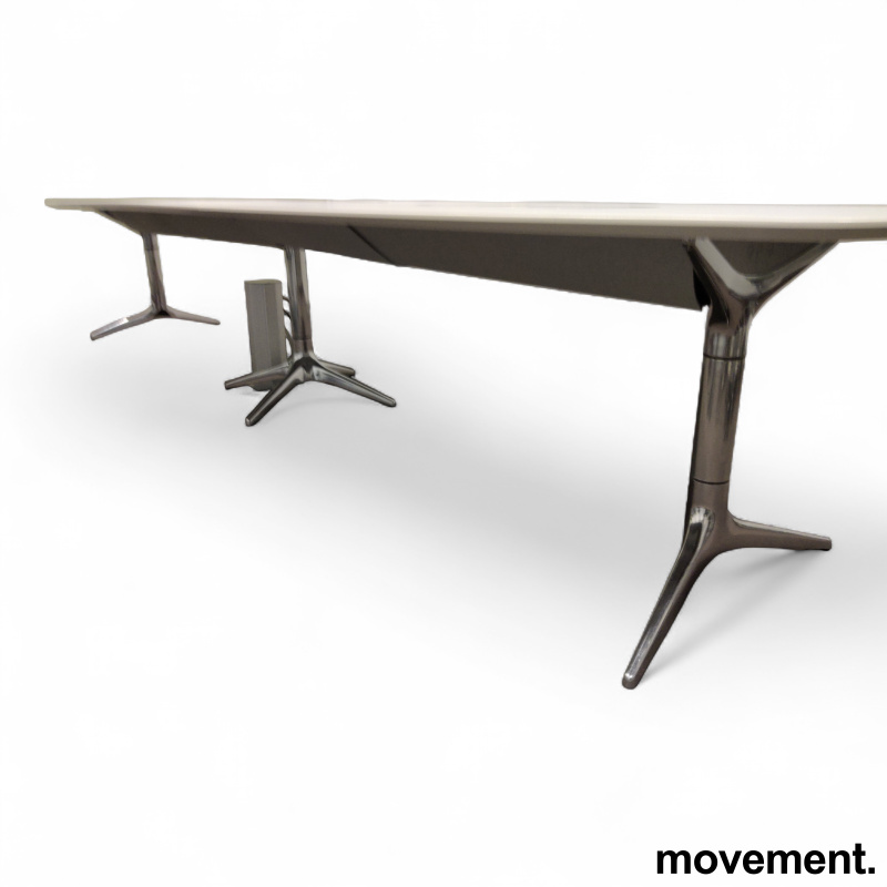 HideTech møtebord 420x110cm Hvit - 3 / 3