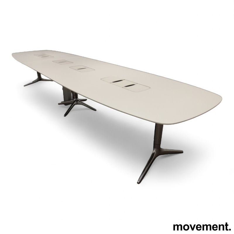 HideTech møtebord 420x110cm Hvit - 2 / 3