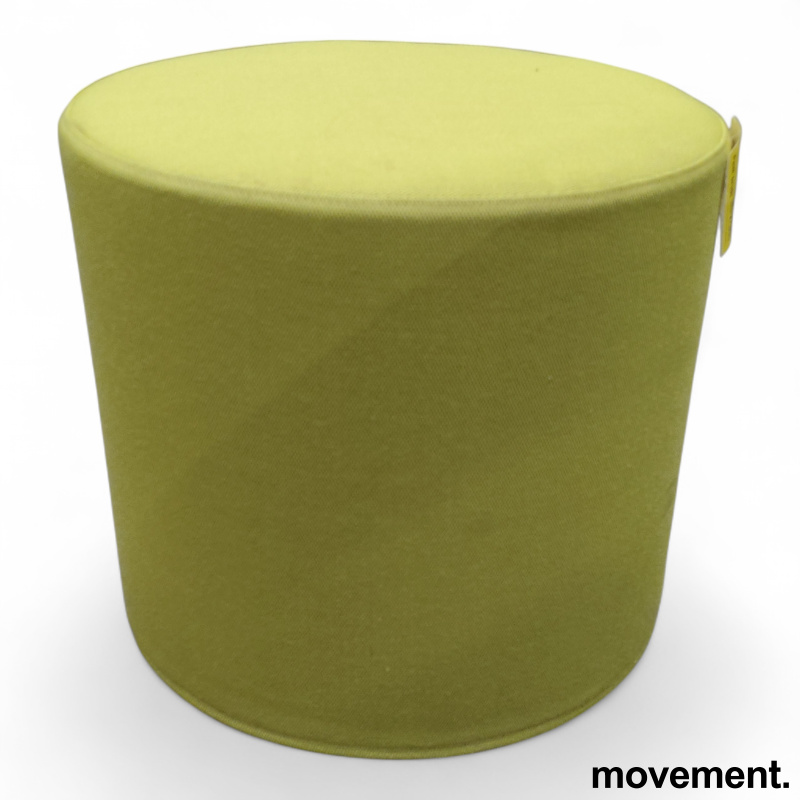 Drum pouf Ø=45cm high Gult stoff - 3 / 3