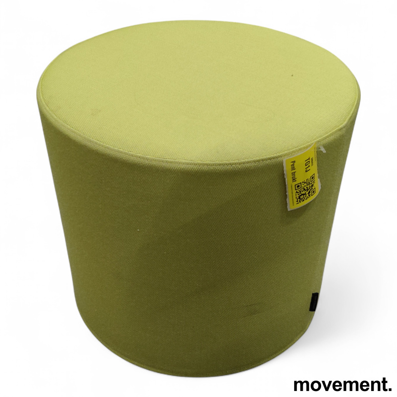 Drum pouf Ø=45cm high Gult stoff - 2 / 3