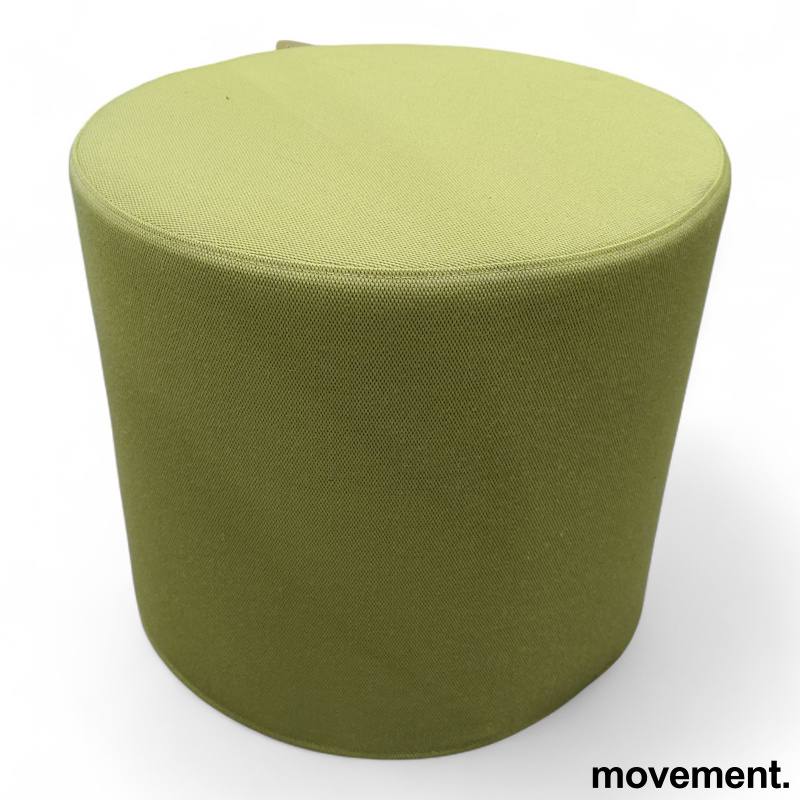 Drum pouf Ø=45cm high Gult stoff - 1 / 3