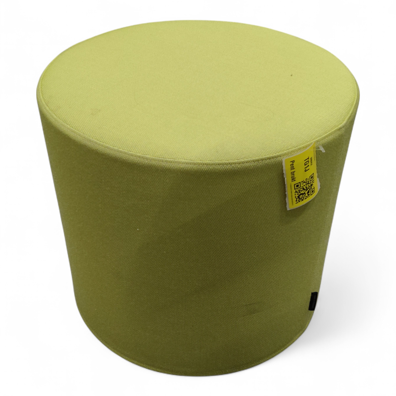 Drum pouf Ø=45cm high Gult stoff