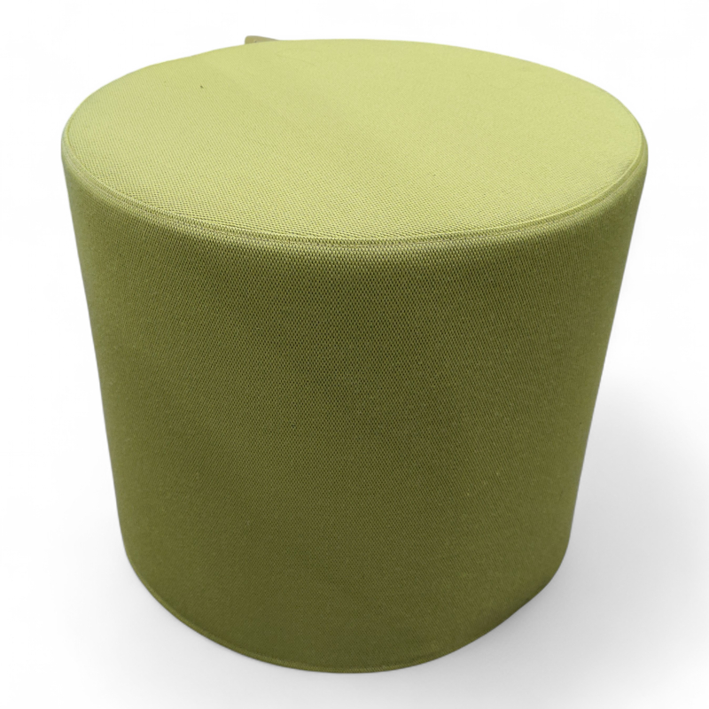 Drum pouf Ø=45cm high Gult stoff