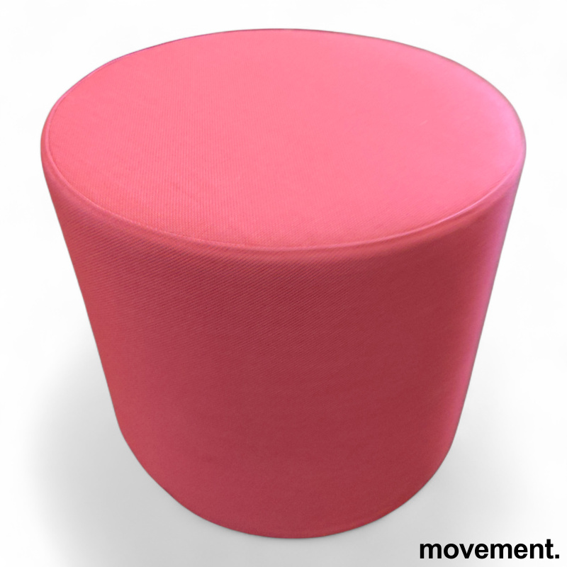 Drum pouf Ø=45cm high Rosa stoff