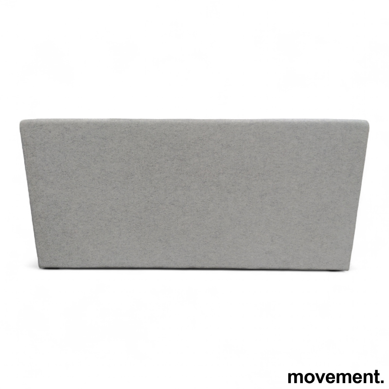 Tab 160x76cm Lyst grått stoff, Pent - 1 / 2