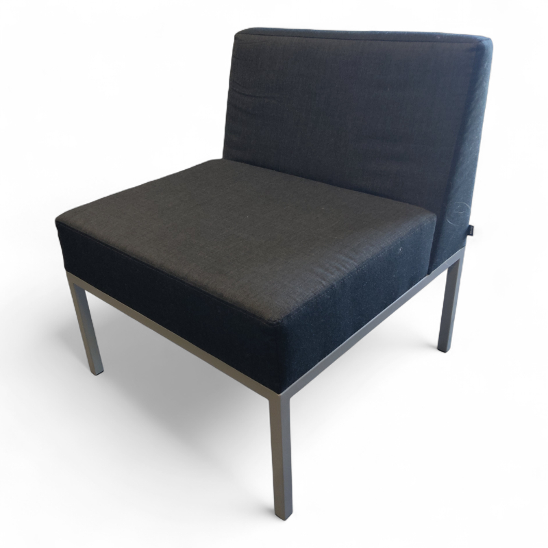 Cube sofamodul med rygg Grått