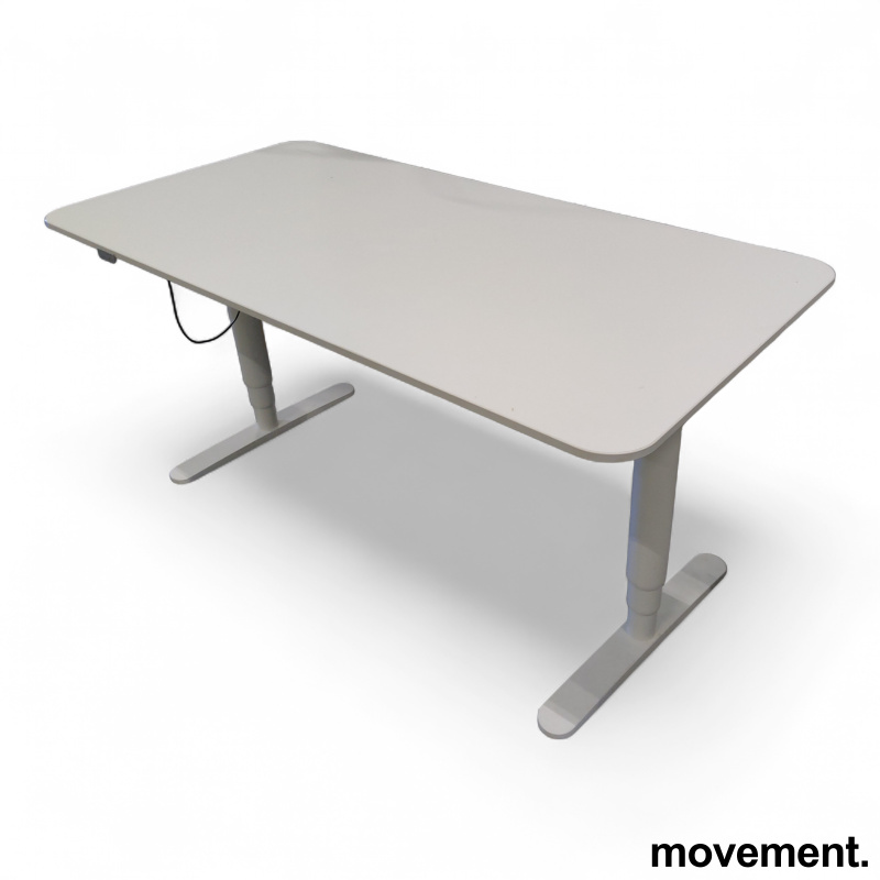 Bekant hevsenk 160x80cm Hvit, Pent - 1 / 2
