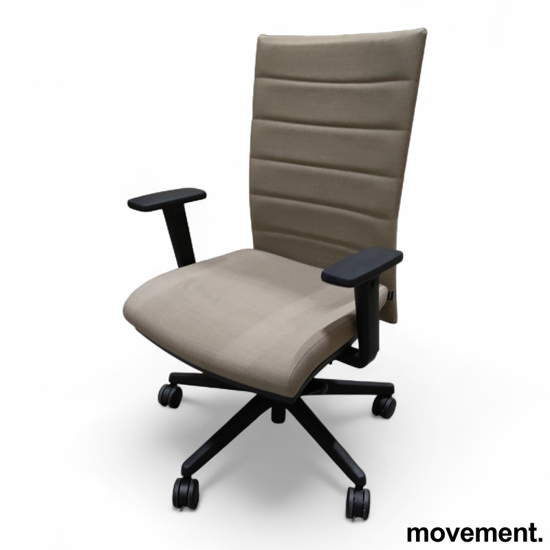 Soffo kontorstol med armlene Beige - 1 / 2