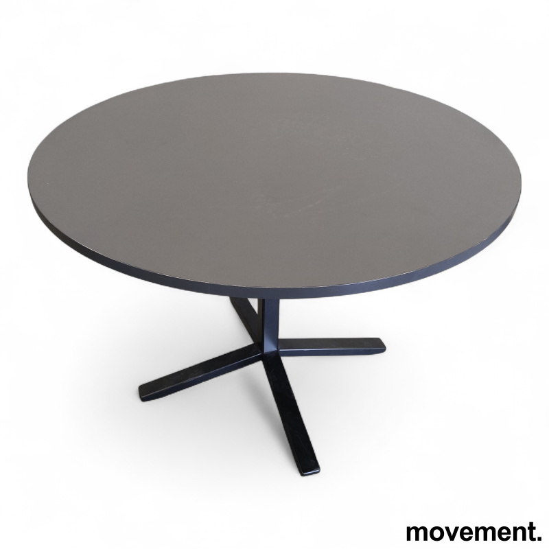 Alku kantinebord Ø=105cm Sort - 1 / 2