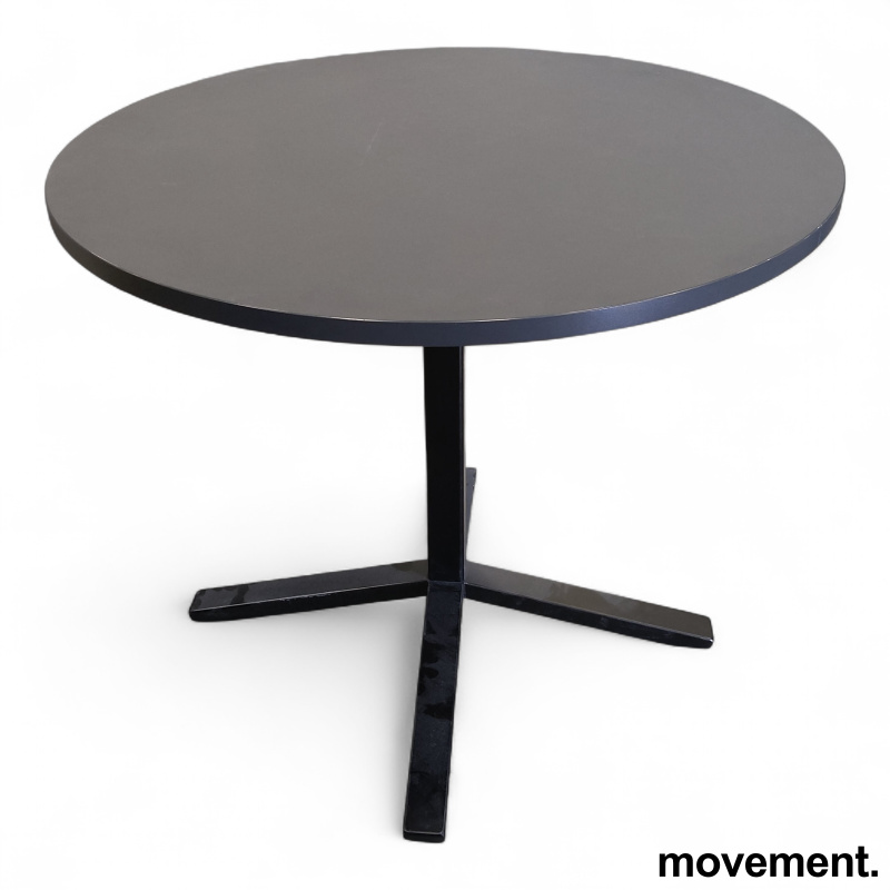 Alku kantinebord Ø=85cm Sort - 1 / 2