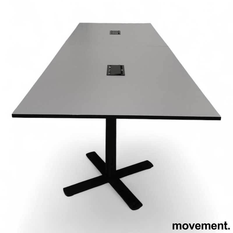 Møtebord 360x120cm Grå laminat, - 2 / 2