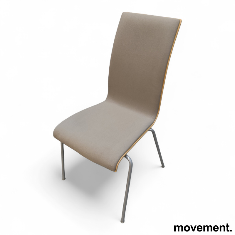 Bella forsidepolstret Beige stoff, - 1 / 3