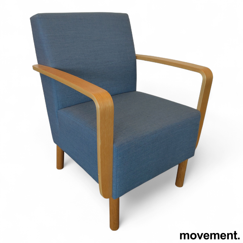 Plus+ easy chair Blått stoff - 1 / 2