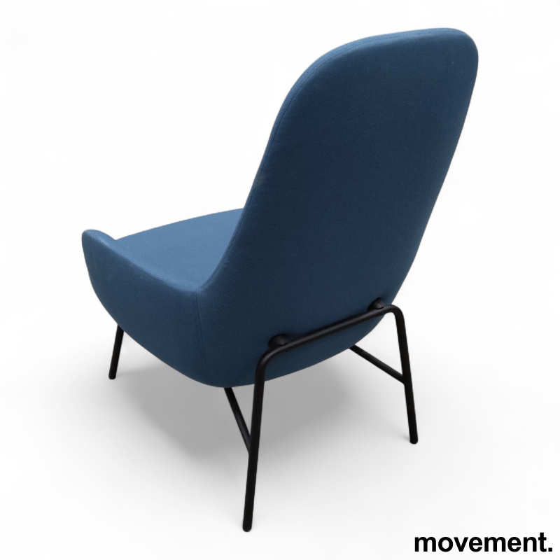 Era Lounge Chair High Blått stoff, - 3 / 3
