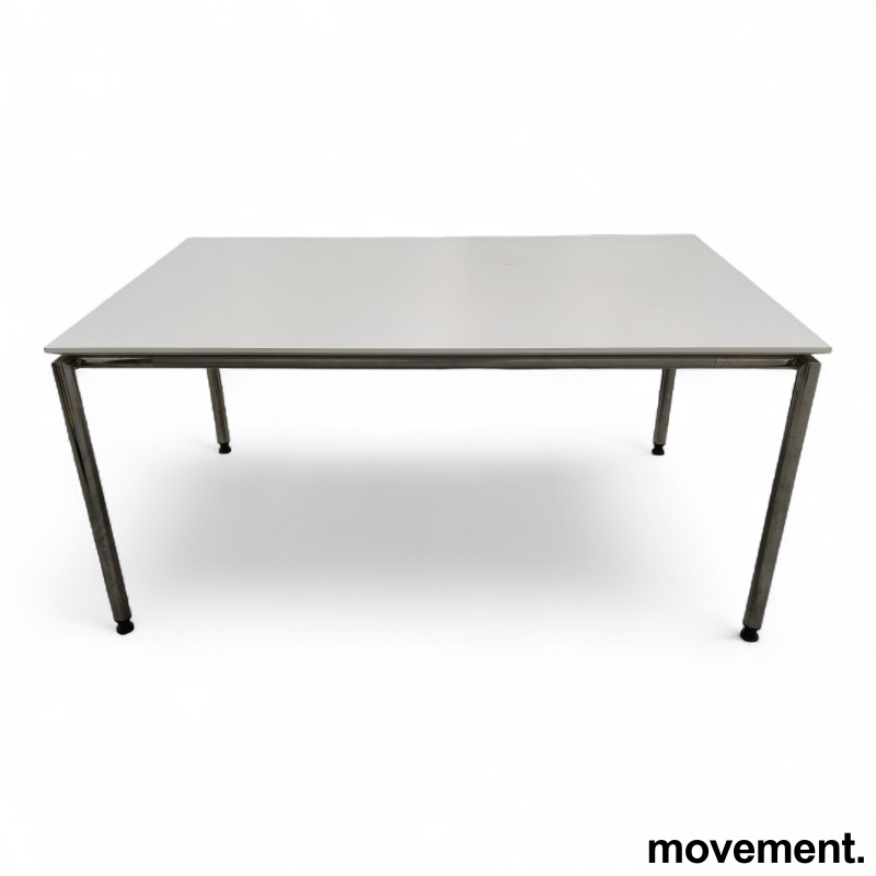 Møtebord 150x90 Hvit, understell i - 1 / 2