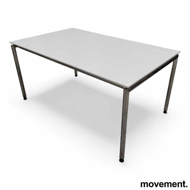 Møtebord 150x90 Hvit, understell i - 2 / 2